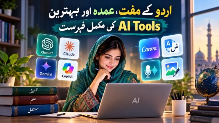 اردو کے مفت،عمدہ اور بہترین اے آئی ٹولز