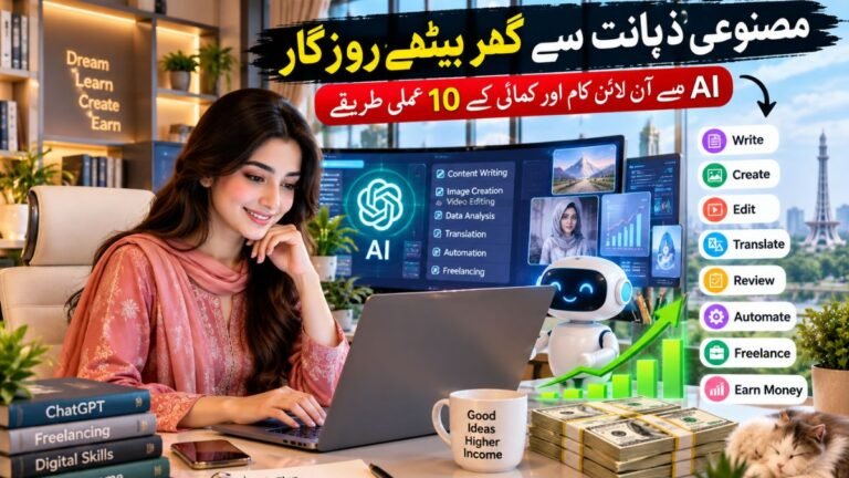 مصنوعی ذہانت سے گھر بیٹھے روزگار