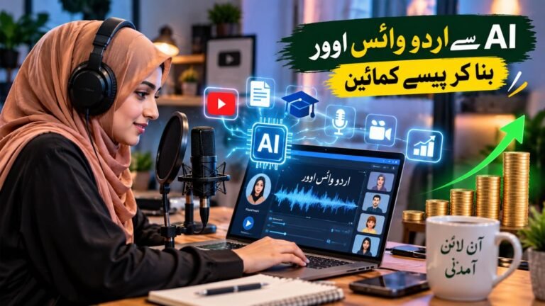 AI سے اردو وائس اوور بنا کر پیسے کیسے کمائیں؟