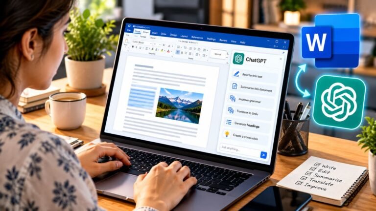 چیٹ جی پی ٹی کو Microsoft Word میں کیسے استعمال کریں؟